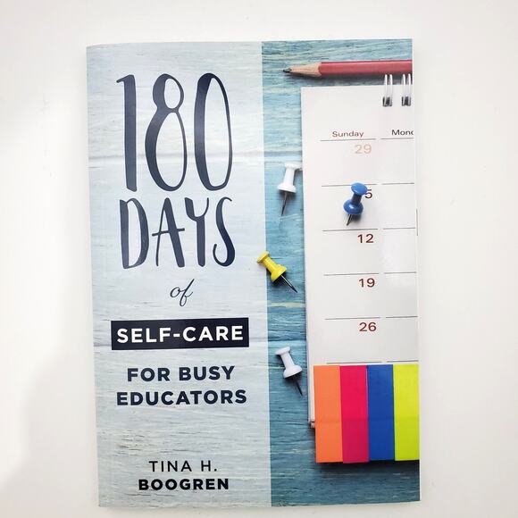 180 Days of Self-Care for Busy - Paperback, by Tina H. Boogren - Excellent - Picture 1 of 11
